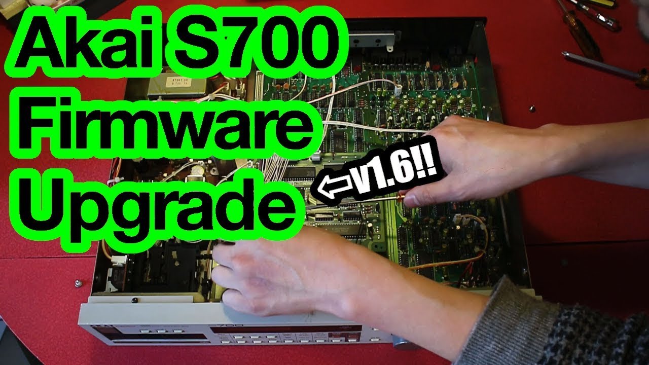 Akai S700 firmware upgrade!
