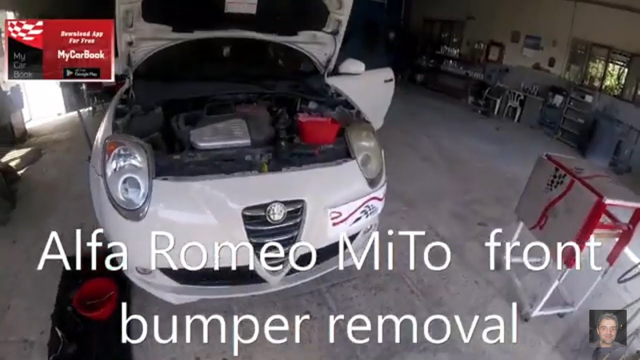 Alfa Romeo MiTo  front bumper removal