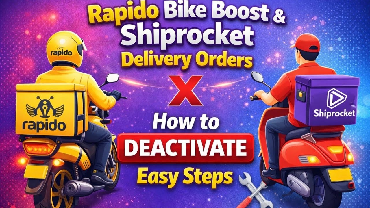 Call Customer care Audio proof Rapido Bike boost & Shiprocket Delivery orders deactivate Easy|rapido