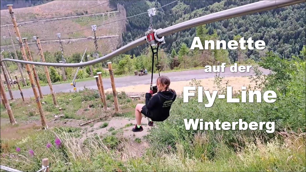 Annette auf der Fly-Line Winterberg: Eindrücke vom Bikepark aus der Vogelperspektive!