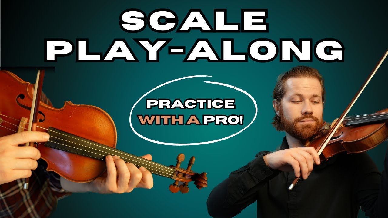Daily Scale Play-along | With double stops, metronome and drone.
