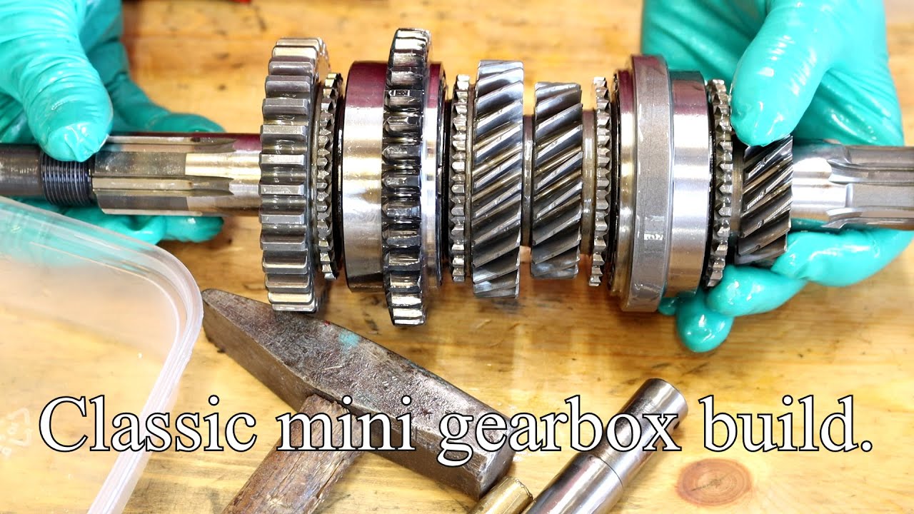 Classic mini gearbox main shaft build.