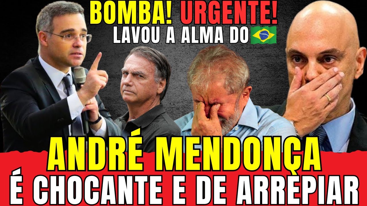ANDR&Eacute; MENDON&Ccedil;A PAROU O BRASIL COM DECLARA&Ccedil;&Atilde;O CHOCANTE &Eacute; DE ARREPIAR - PREGA&Ccedil;&Atilde;O FORTE