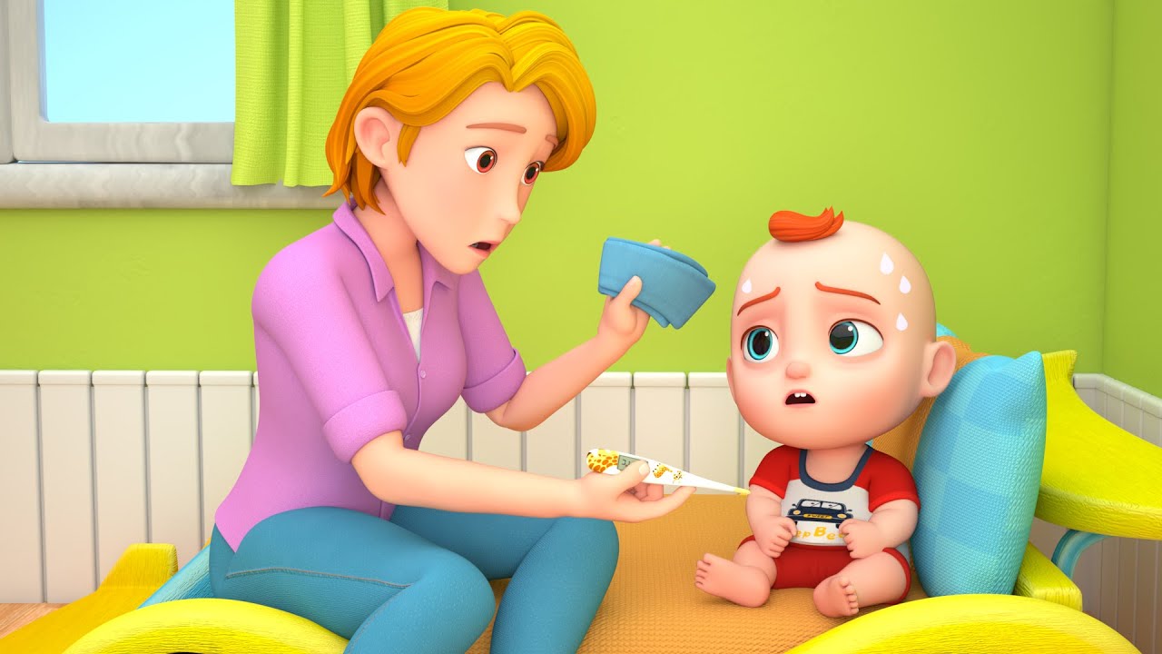 Beb&eacute; Est&aacute; Enfermo🤒 | Canci&oacute;n Enferma | GoBooBoo en Espan&otilde;l - Canciones Infantiles