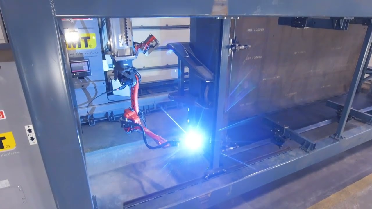 CMT Robot-welding of hooklift container