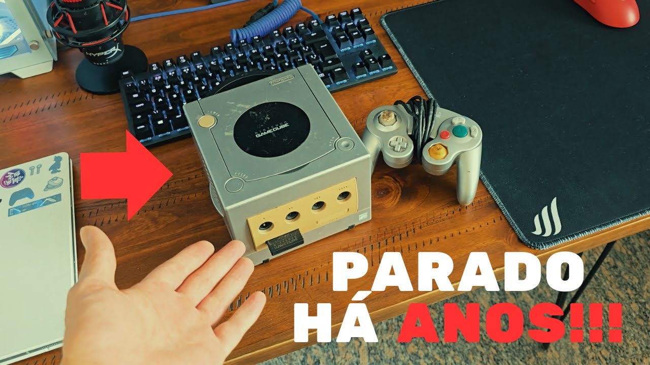 LIMPANDO MEU NINTENDO GAMECUBE EMPOEIRADO! AINDA FUNCIONA?
