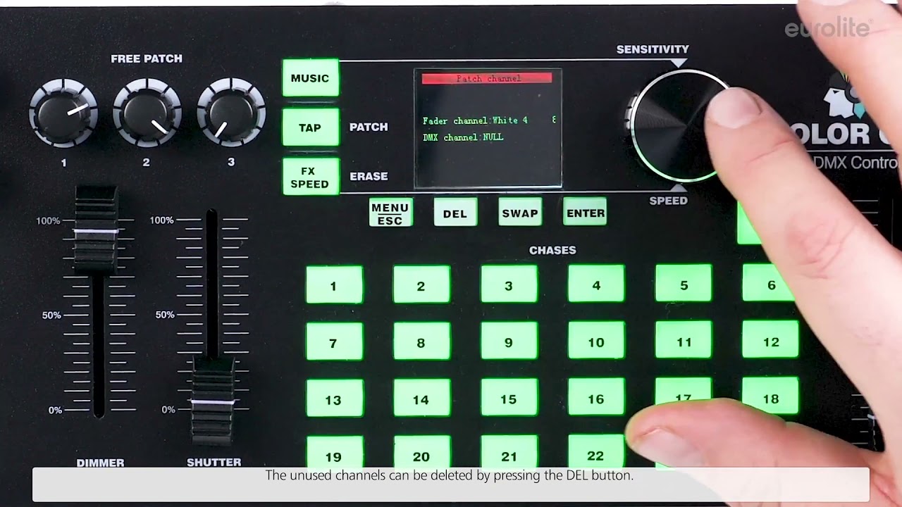 EUROLITE DMX LED Color Chief Controller - English Tutorial