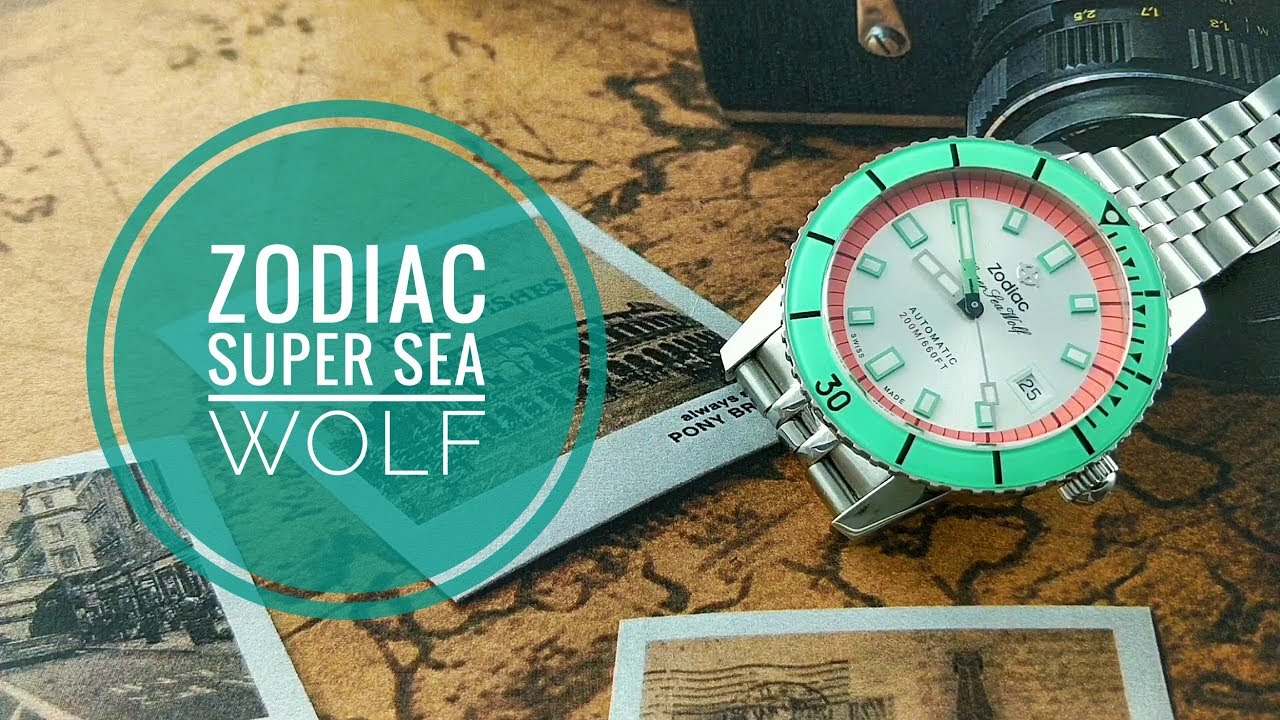 Обзор Zodiac Super Sea Wolf — потрясающее зрелище из 60-х | Armand The Watch Guy