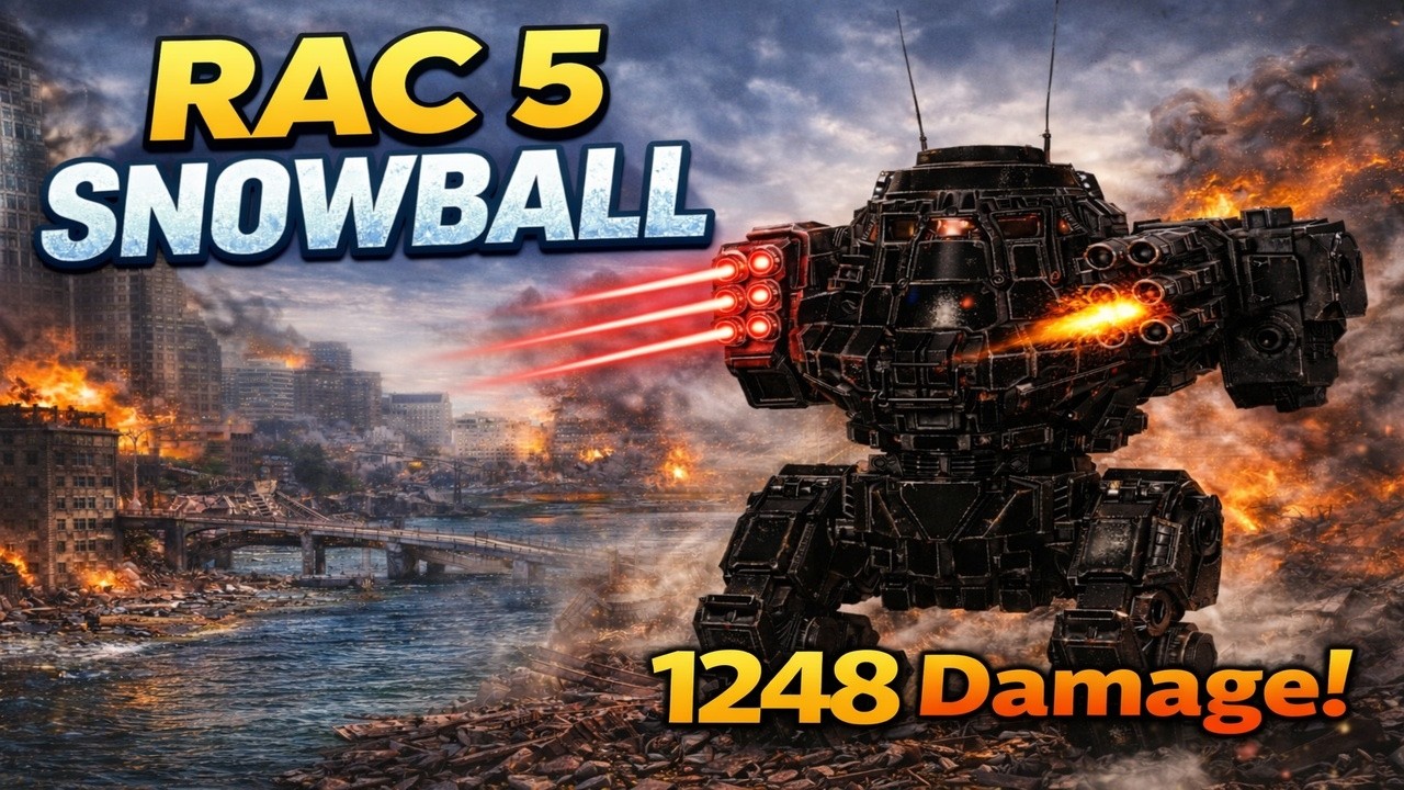 1248 Damage on the Collective Snowball Urban Mech! Maximum Dakka MWO #8 !!