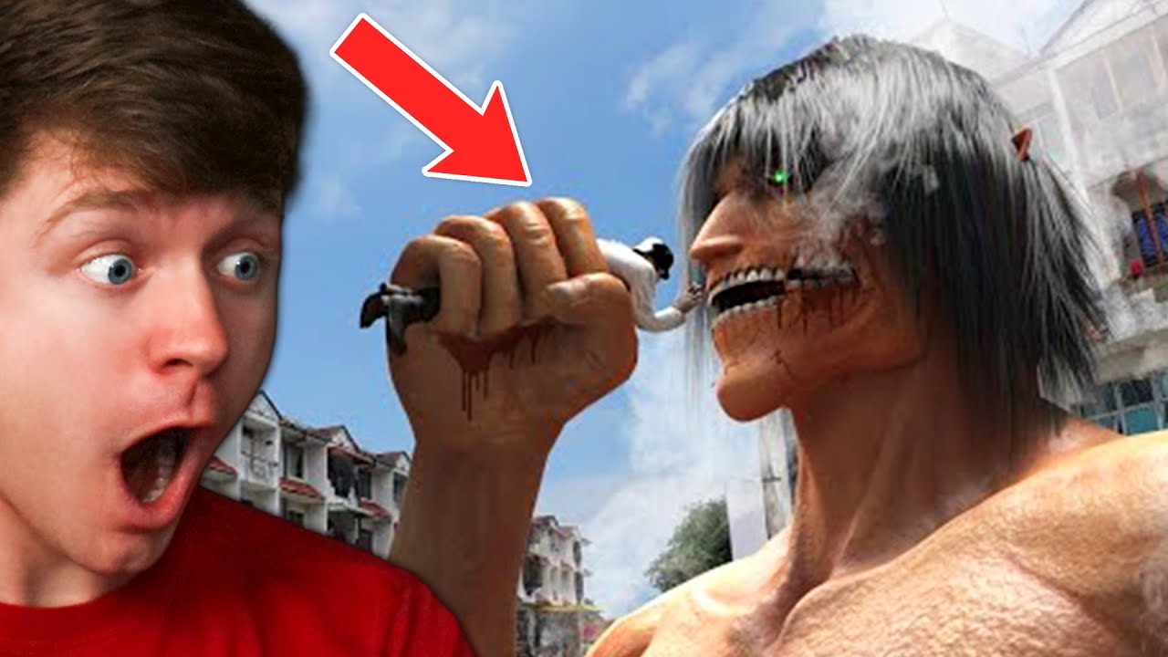 Reacting to ATTACK ON TITAN in REAL LIFE!
