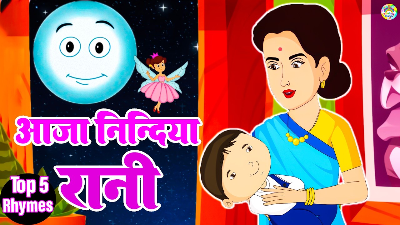 आजा निदिया रानी | Aaja Nidiya Rani Aaja | Sleeping Poem For Kids | Lori Song | Kids Song