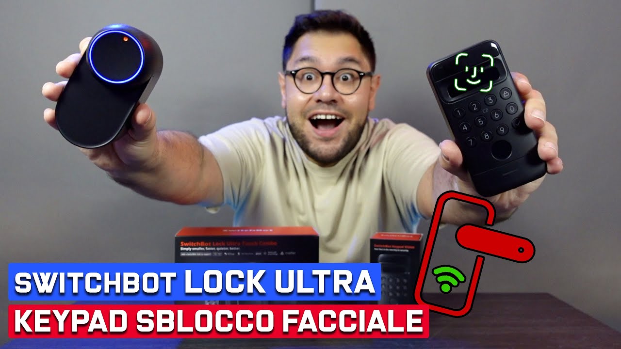Serratura SMART con SBLOCCO FACCIALE - SwitchBot LOCK ULTRA - Recensione e Installazione