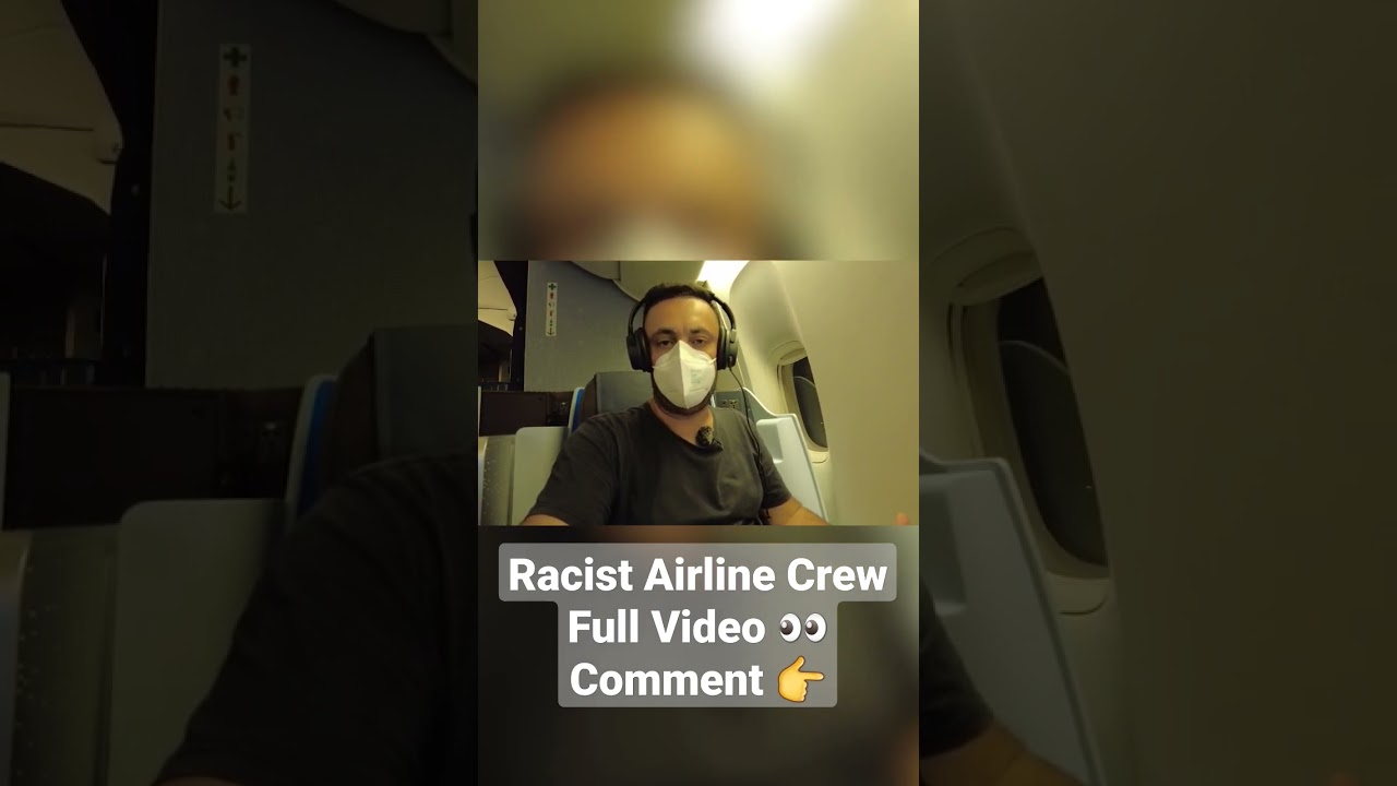 Racist Airline Crew Full Video 👀 Comment 👉 #TravelVlog