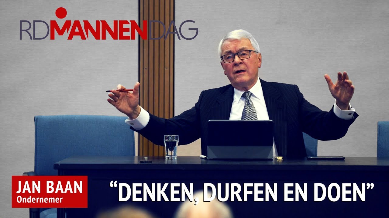Jan Baan spreekt op RDMannendag 2019