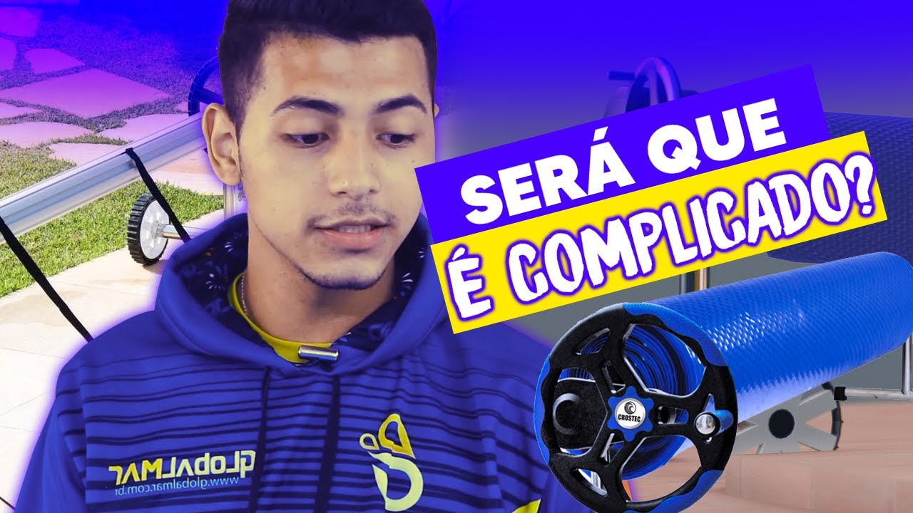 ENROLADOR DE CAPA TÉRMICA PARA PISCINA - Aprenda a montar