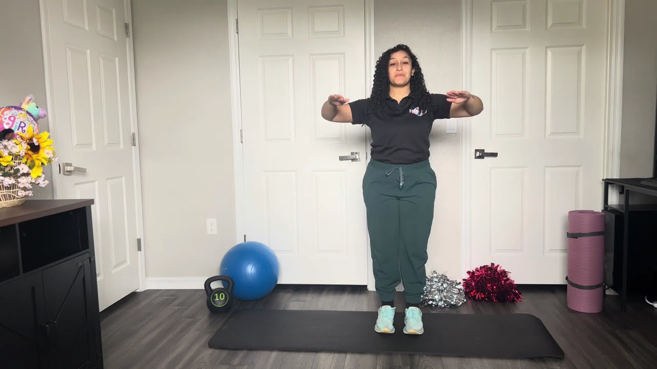 Robot Dance Arm Workout (Rotator Cuff No Weight Exercise) - TUTORIAL