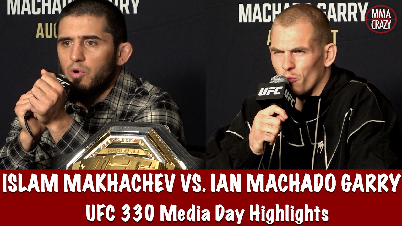 UFC 330: Islam Makhachev & Ian Machado Garry Media Day Highlights