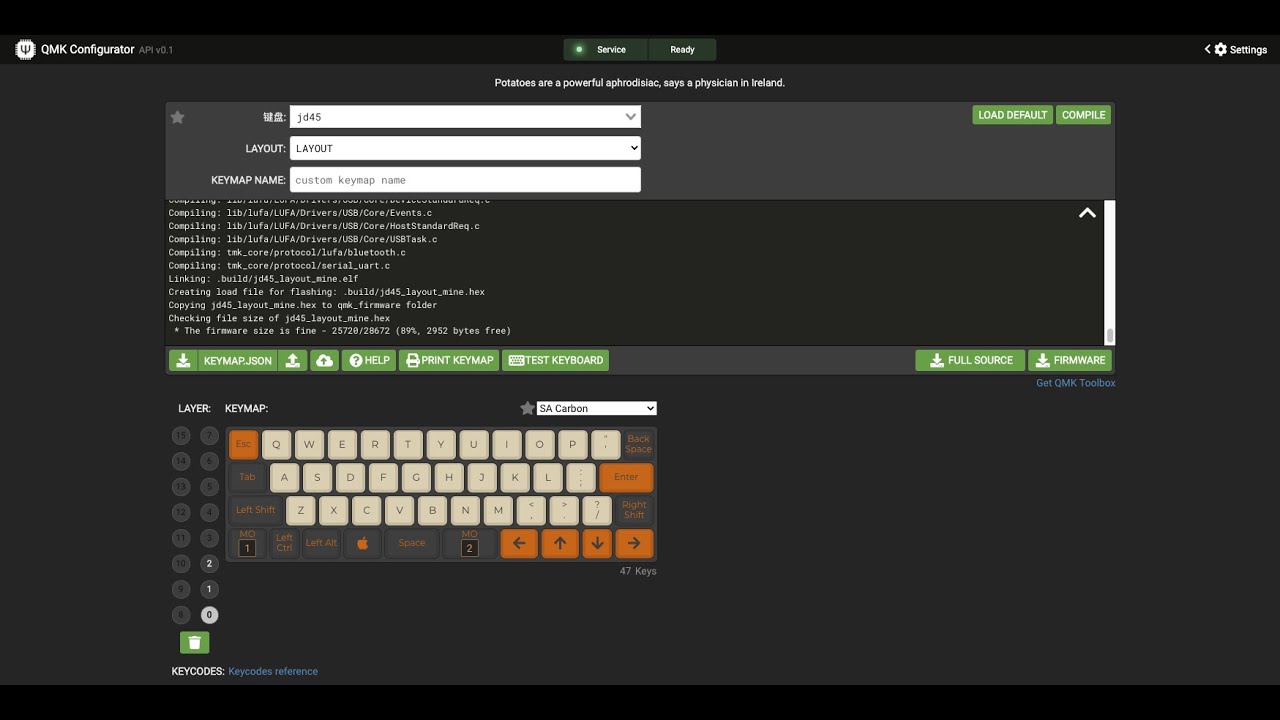 QMK Configurator 設定教學