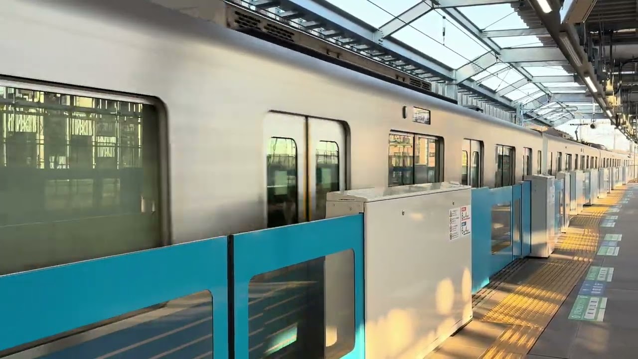 西武鉄道新宿線30000系30105F準急本川越行き東村山駅(高架化ホーム)発車