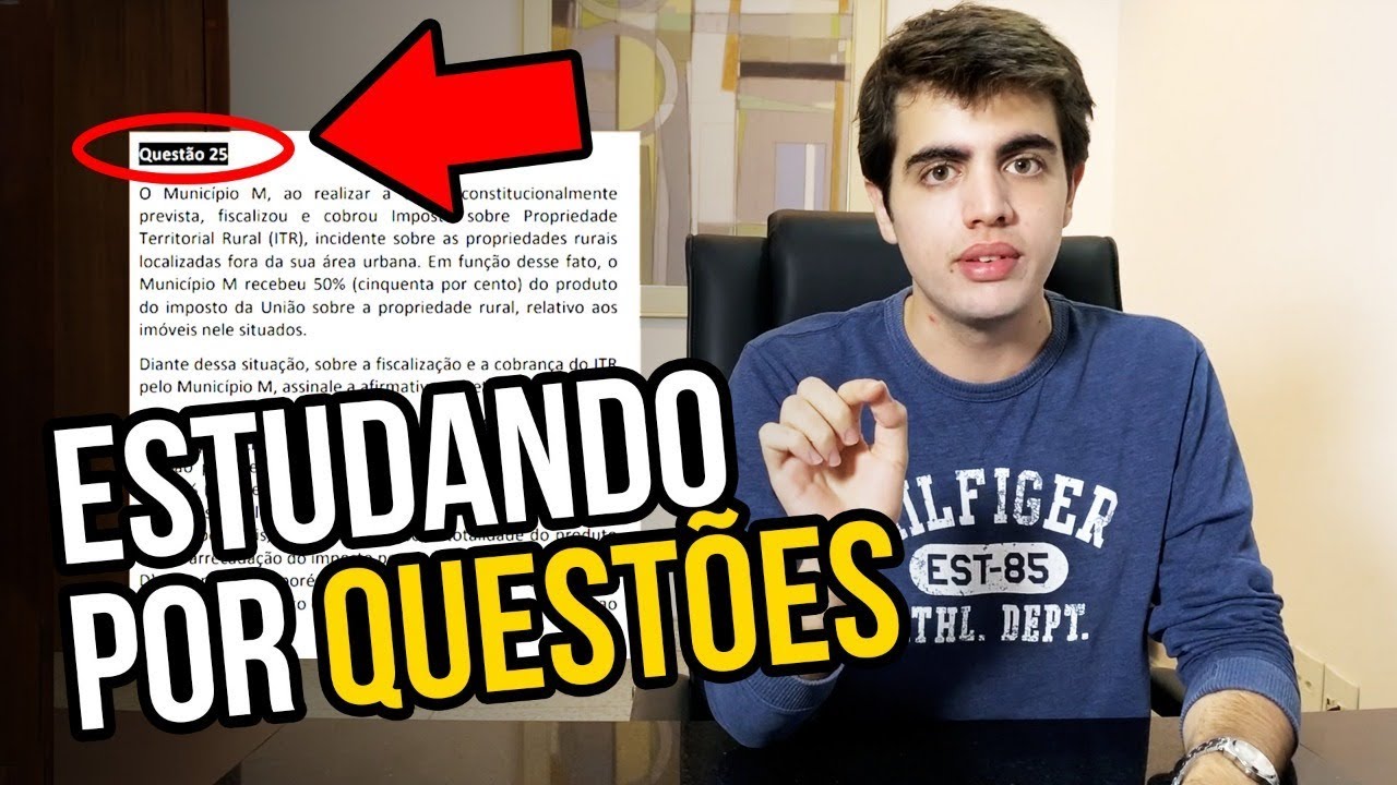 COMO ESTUDAR POR QUEST&Otilde;ES?