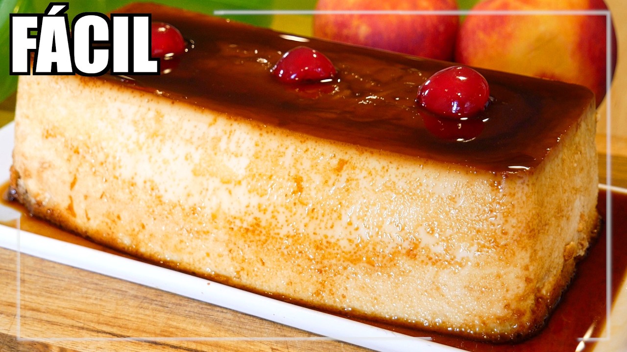 😍 El Flan Casero con QUESO Crema MÁS RICO y FÁCIL | ¡Irresistible! 🧀