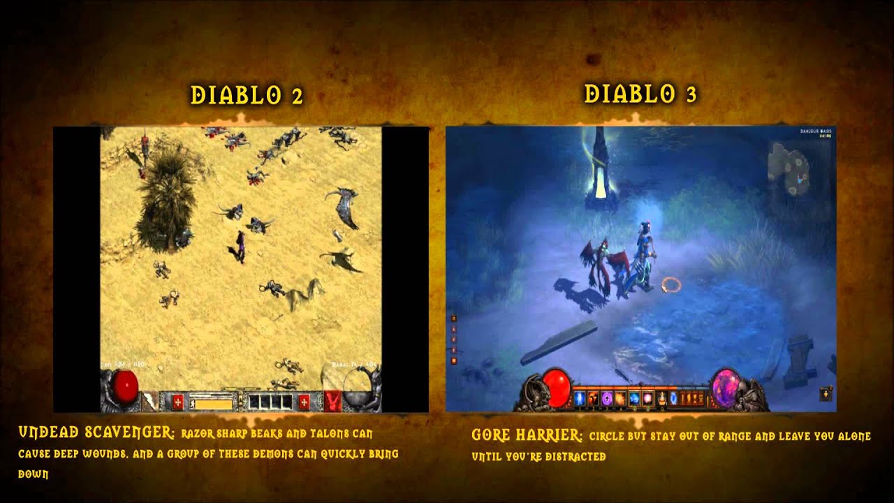 Diablo - Monster: Comparison and Evolution - Part 2