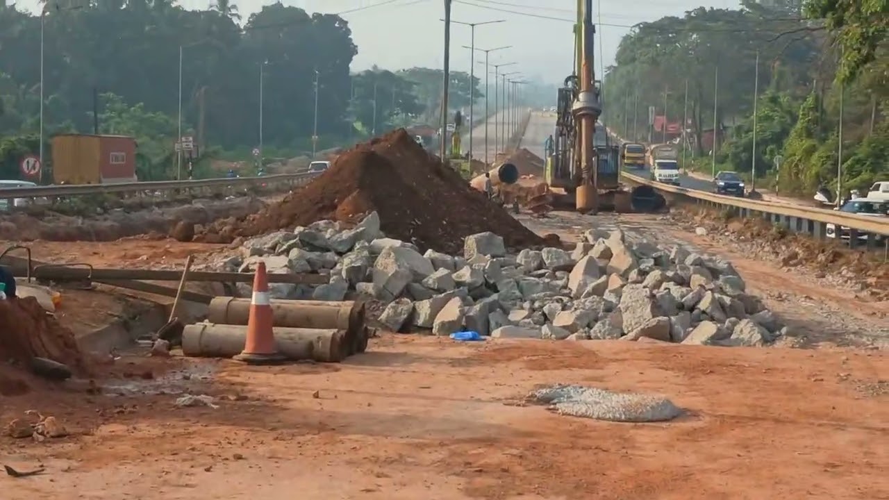 Peddem flyover NH 66 Mapusa Goa 8th March 2026