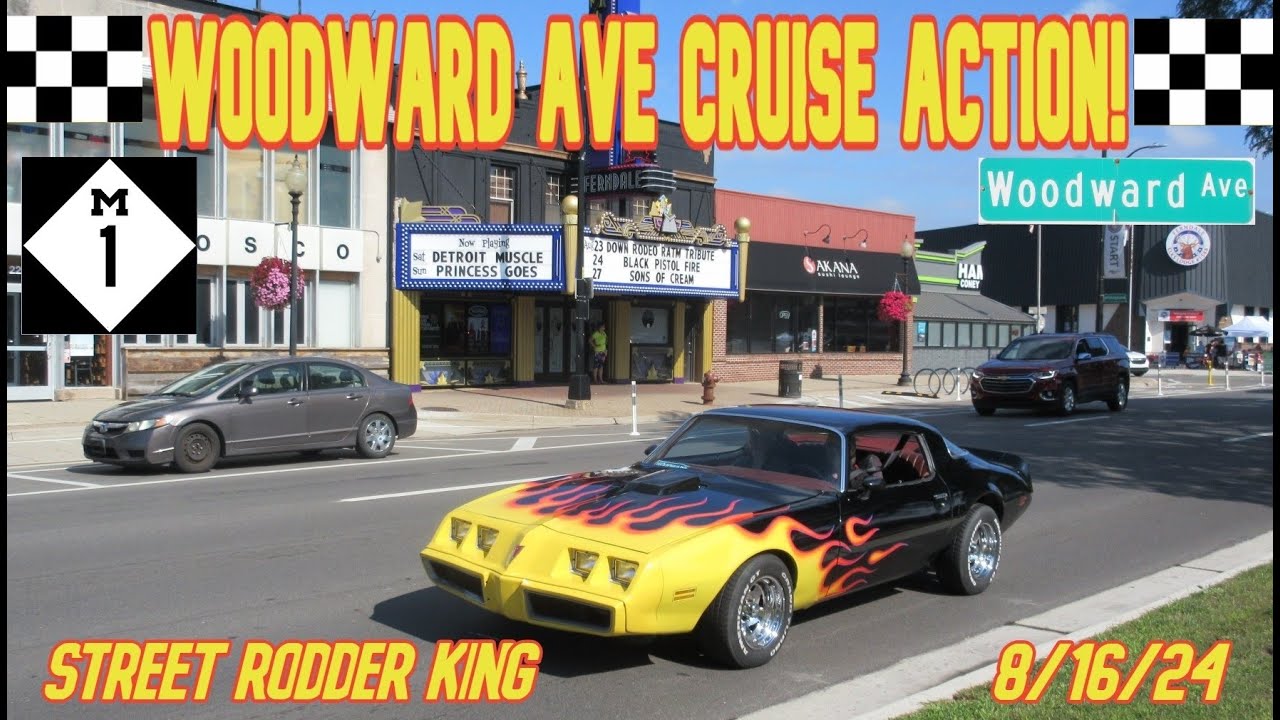 Woodward Avenue Cruising Action!
