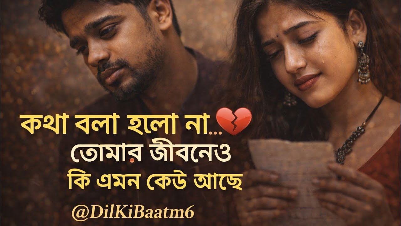 কথা বলা হলো না? তোমার জীবনেও কি এমন কেউ আছে
