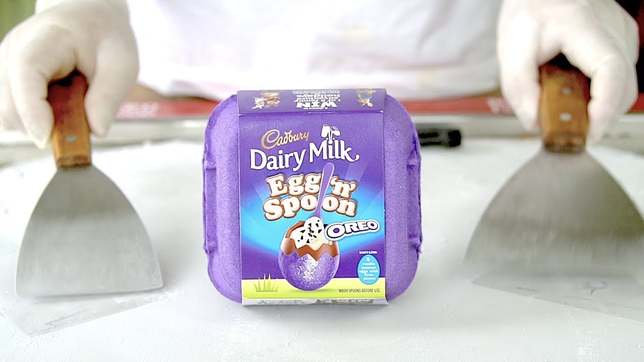 Ice Cream Rolls - Dairy Milk Egg n Spoon Oreo