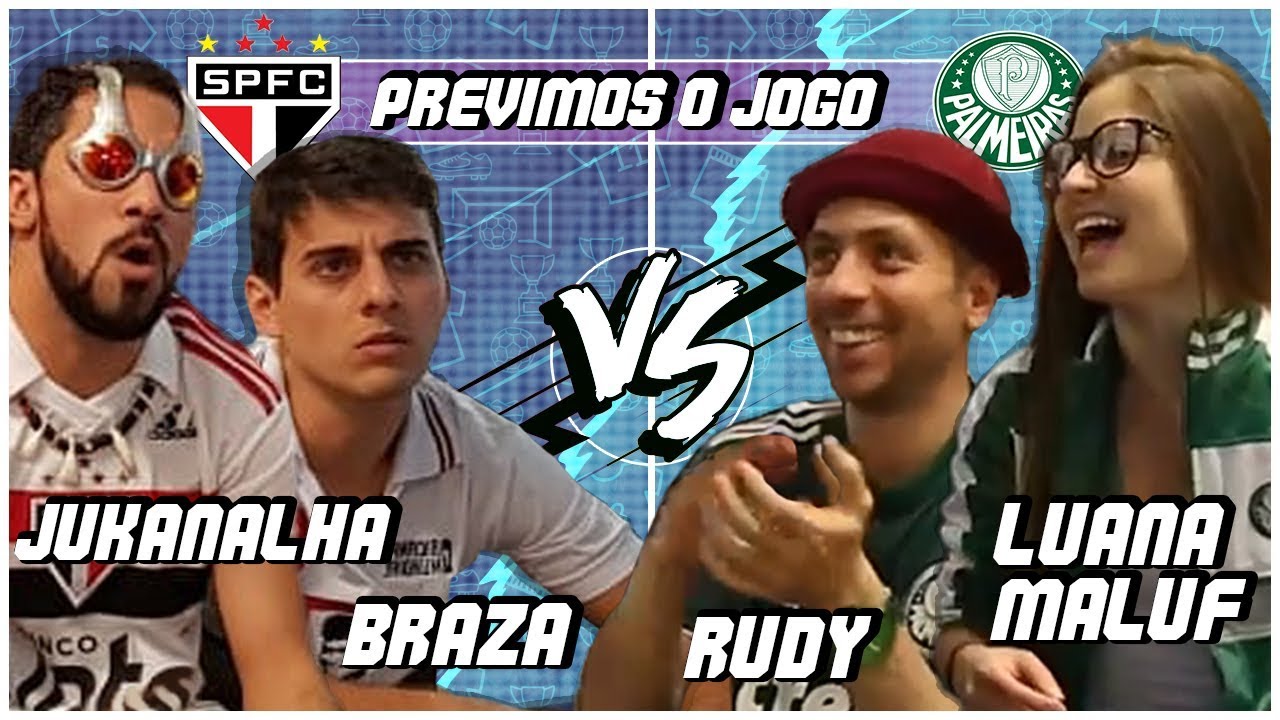 Prevendo o Placar - São Paulo x Palmeiras no vídeo-game (com Brazza, Jukanalha, Luana Maluf e Rudy)