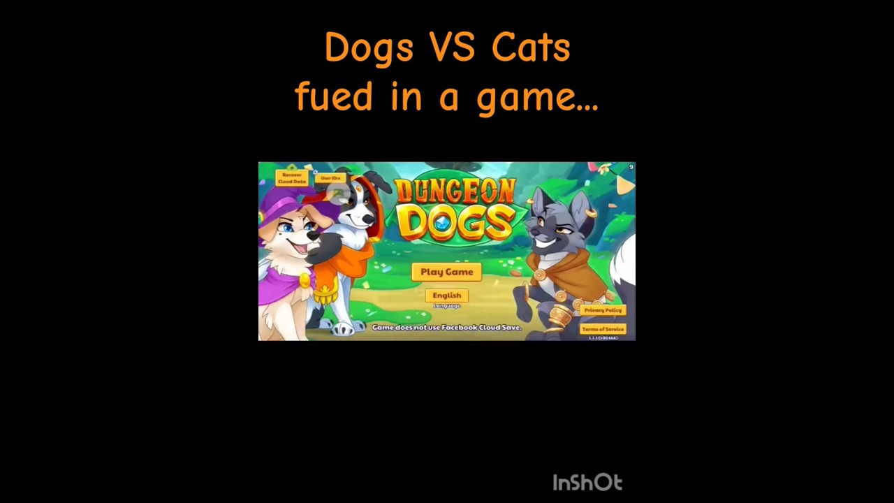 this is a game about the dogs vs cats fued #dungeondogs #dogsvscatsgame #doggame #mobilegame #free