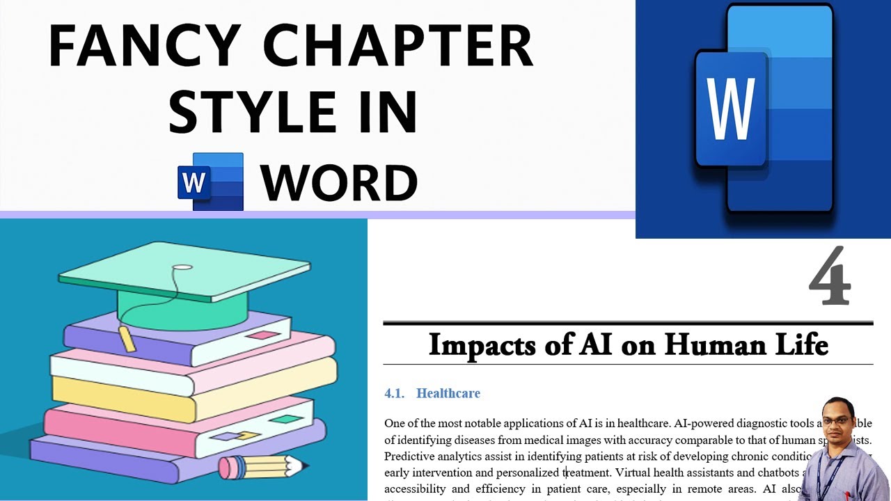 Make Stunning Chapter Styles for Reports/Thesis/Dissertations/Books in Word (MS Word Tips #04)