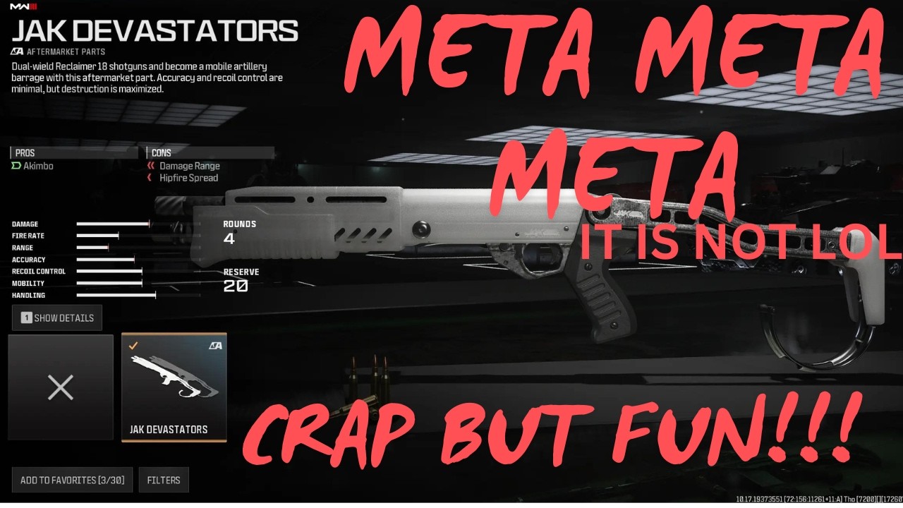 call of duty NEW akimbo JAK DEVASTATORS why are all jak parts terrible ?