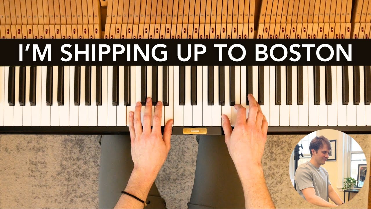 Dropkick Murphys - I'm Shipping Up To Boston | EASY Piano Tutorial with Sheet Music