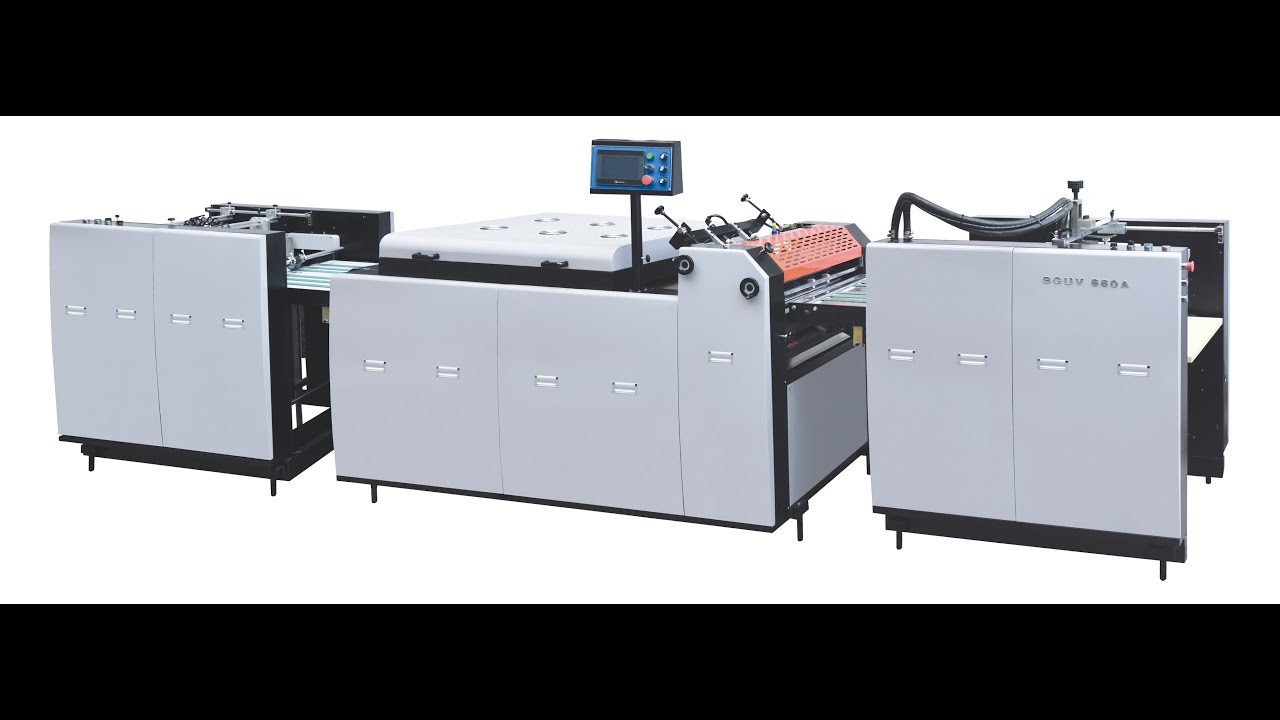 SGUV660A Automatic IR & UV Oil Varnishing Machine