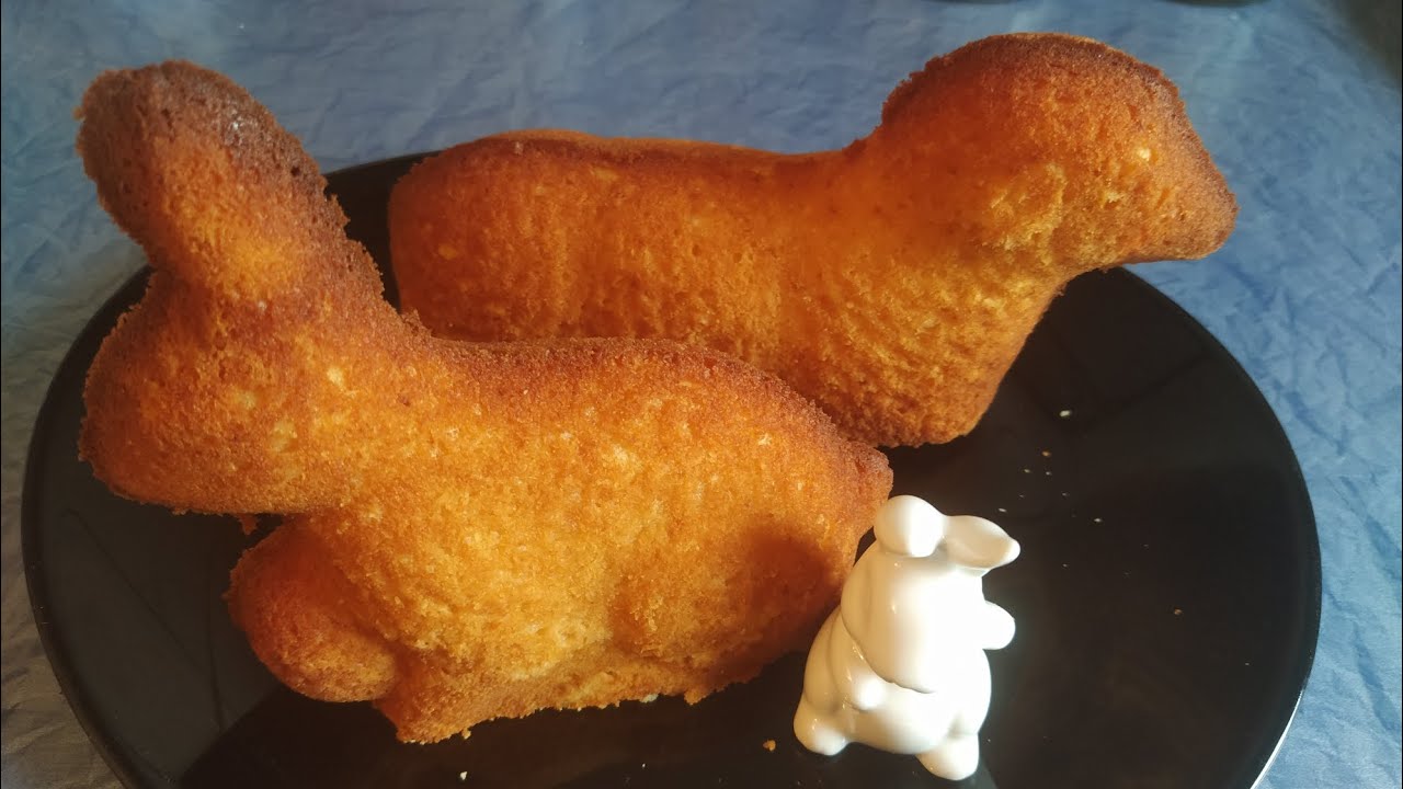 Wir backen Osterlamm & Hase (Kokos 🥥 Zitrone 🍋)