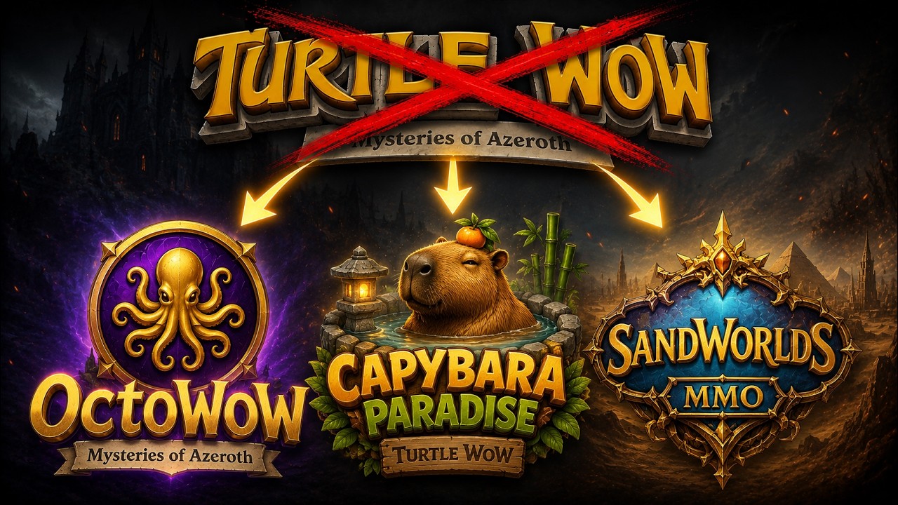 OctoWoW против Capybara Paradise против SandWorlds | Преемники TurtleWoW