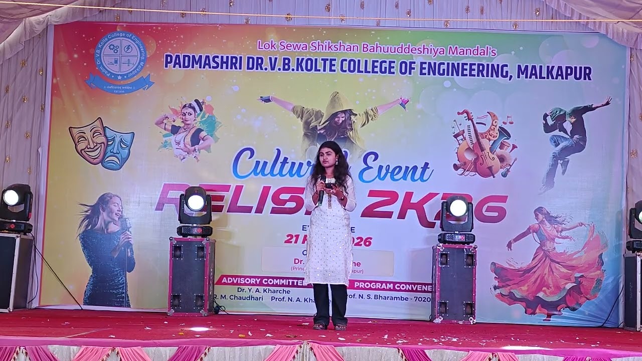 Relish-2k26 solo singing @vbkcoemalkapur 