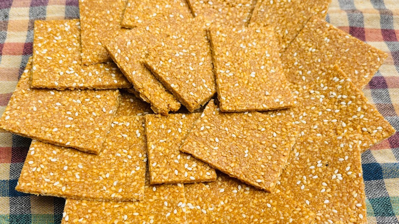 घर पर तिलकुट बनाने का आसान तरीका | Til Gud Chikki Recipe 