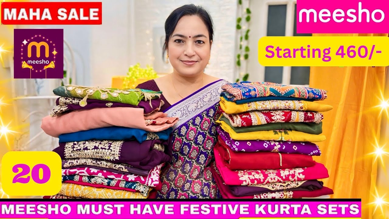 🌷Meesho party wear kurta 🌺 Dupatta set #meeshofinds #meeshohaul #kurtaset  #ashigautam  