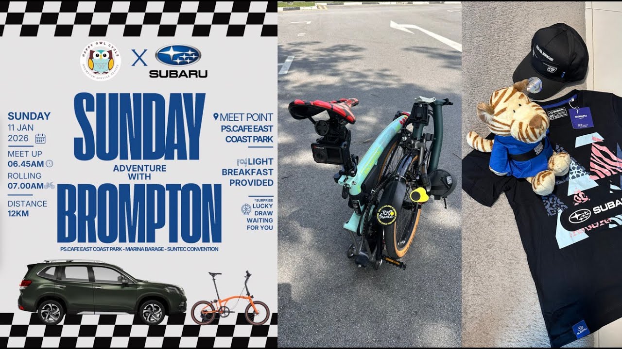 Sunday Adventure with Brompton