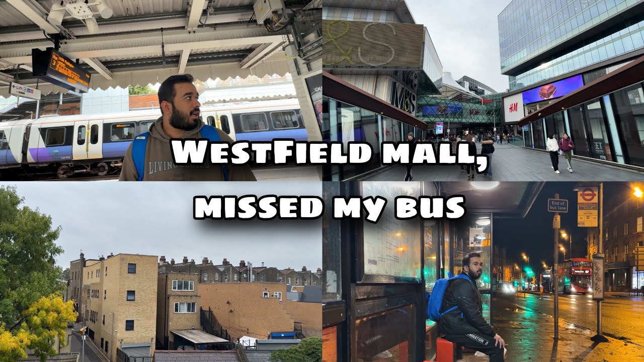 Exploring WestField mall London🇬🇧 | Best BIRYANI | Missed my TRAIN Late night 💔| Student Life in UK😂