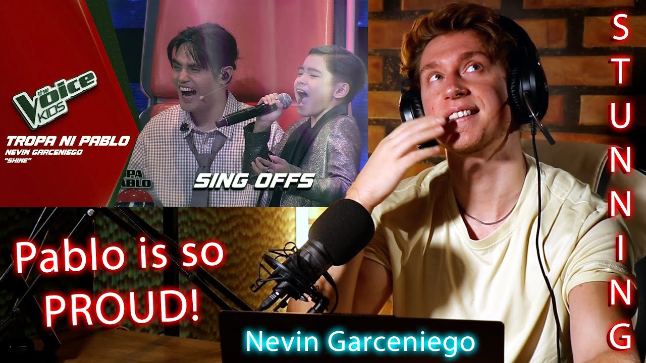The Voice Kids: Coach Pablo's Nevin Garceniego performs 'Shine' | Richards Infinity Reacts