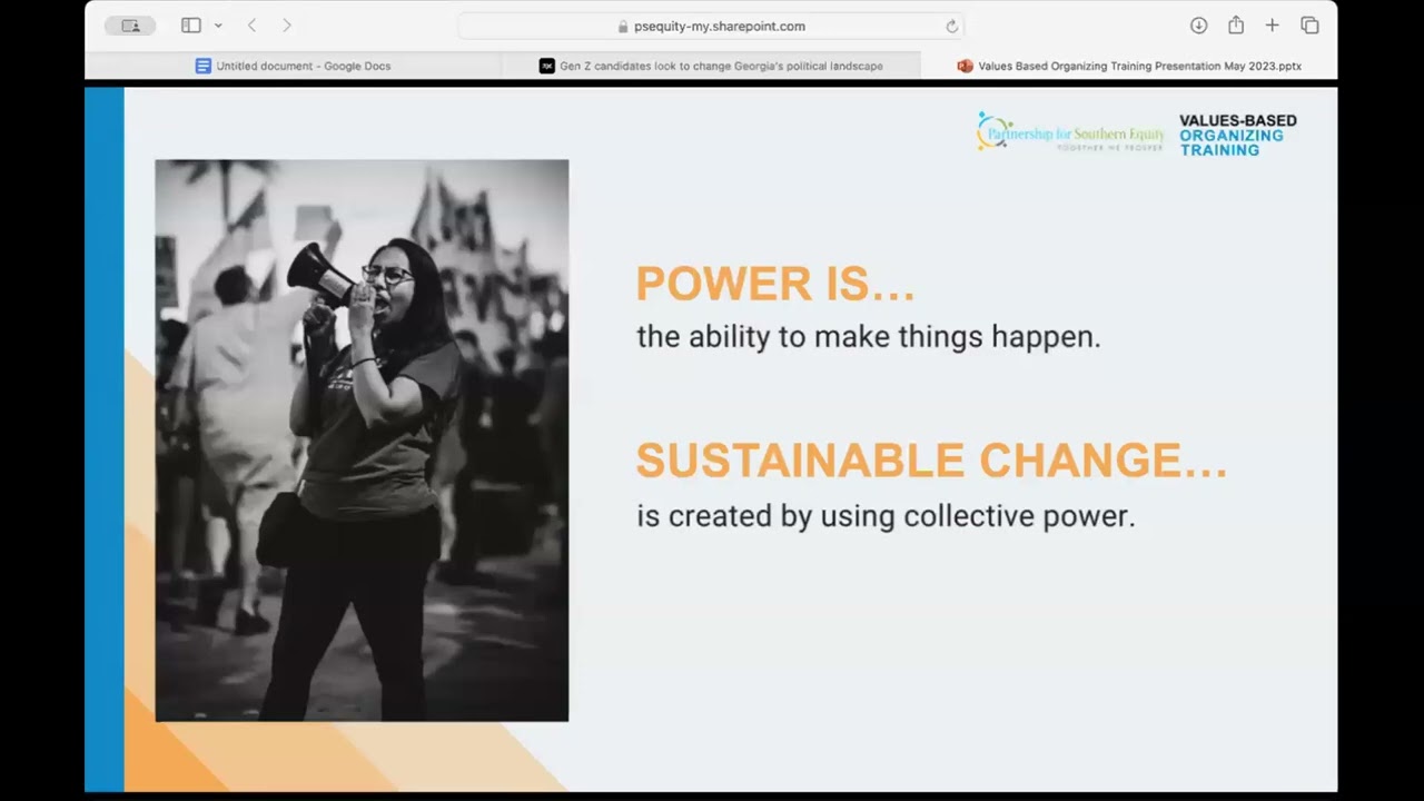 Building Power Through Community Organizing