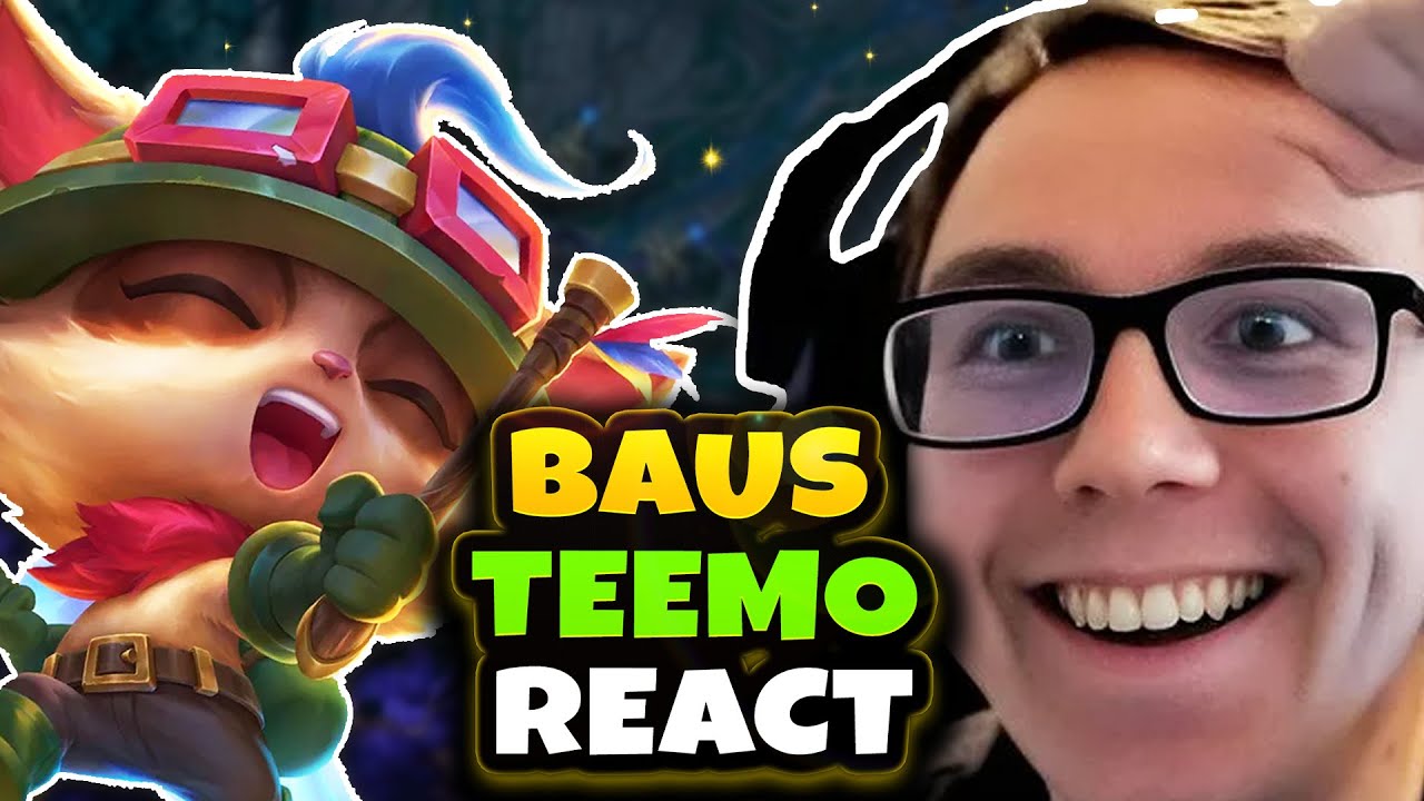 Challenger Teemo Reacts To Baus Gameplay