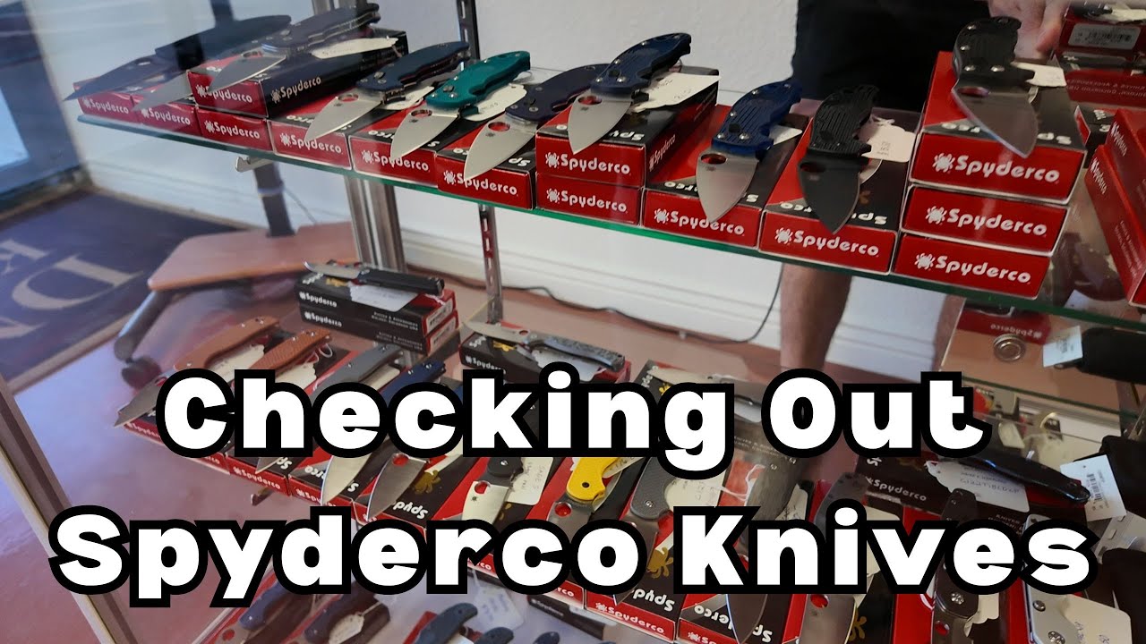 Spyderco Knifes At My Local Knife Store in Phoenix