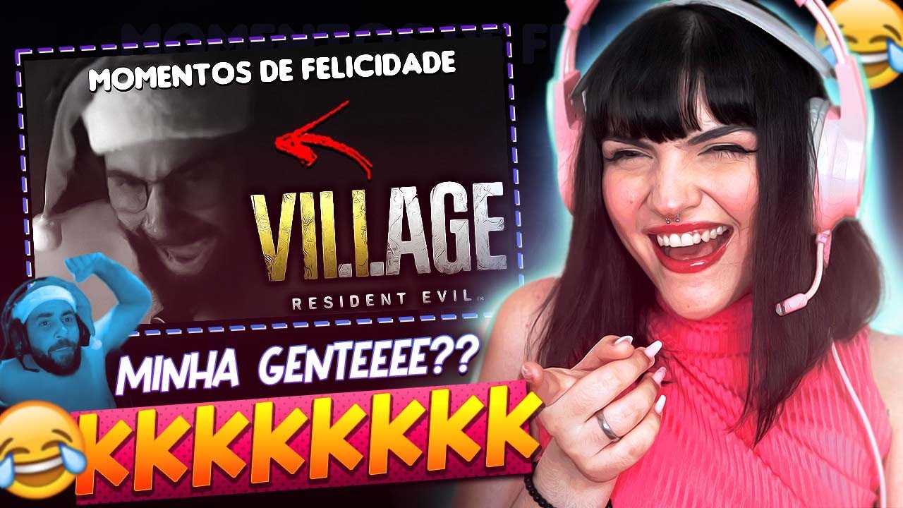 ME ACABEI DE RIR!!😂MOMENTOS DE FELICIDADE - RESIDENT EVIL 8