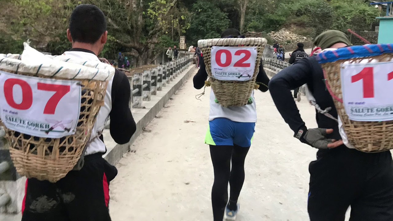 Doko Carry (CFT- Combat Fitness Test), one of the hardest test of Gurkha Selection