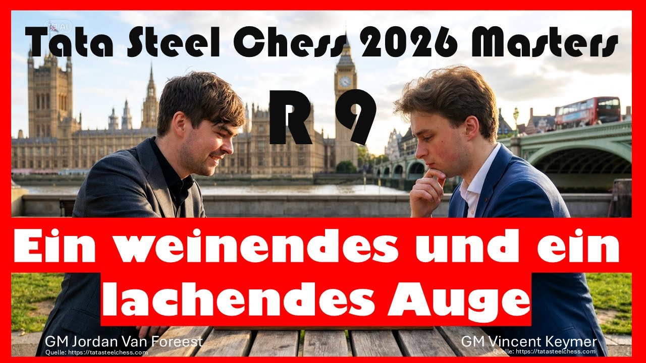Van Foreest vs Keymer   Weinendes und lachendes Auge #chess #schach #chessplayer #vincentkeymer
